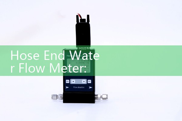 Hose End Water Flow Meter: Portable Digital Outdoor Irrigation Gauges