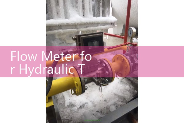 Flow Meter for Hydraulic Testing: High-Pressure System Performance Diagnostics